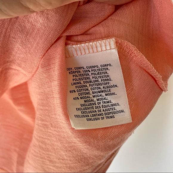 Anthropologie Meadow Rue Orange Striped Open Back Tank Size XS - Picture 4 of 9